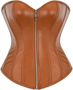 เสื้อครอปเซ็ทซิปหน้า PVC สำหรับผู้หญิง เป็นมิตรกับสิ่งแวดล้อม ช่วยกระชับสัดส่วน รัดเอว  ขายส่งจากโรงงาน - Product Image 1