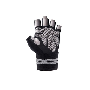 Gants de musculation en gros, gants de gym anti-friction pour tractions, accessoires de fitness avec logo personnalisé, fournisseur d'usine - Product Image 3