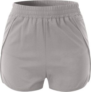 Custom Gym Shorts Wholesale Women Running Booty Shorts Quick Dry Ladies Footy GYM Shorts Pockets Zips Polyester 2027 - Product Image 3