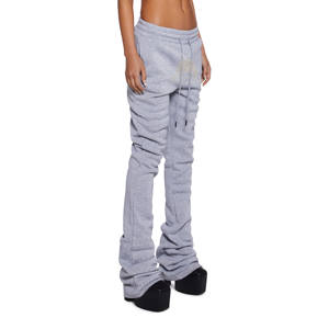 Pantalones Deportivos de Alta Calidad para Mujer, 100% Algodón Orgánico, Forro Polar Antiestático, Estilo Urbano, Ropa de Invierno - Product Image 3