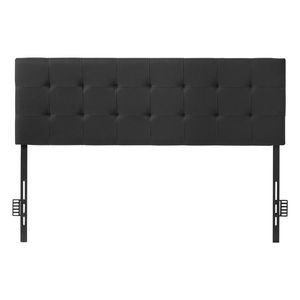 Letto matrimoniale confortevole con testiera trapuntata a rombi, altezza regolabile, W62.2 X H(42.72 54.53), stile morbido W62.2 X H(42.72 54.53) - Product Image 2