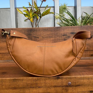 กระเป๋าสะพายไหล่ผู้หญิงหนังวัวแท้ดีไซน์ดวงจันทร์ครึ่งเสี้ยวกระเป๋าสะพายข้างกระเป๋าถือแฟชั่นคุณภาพสูงสำหรับผู้หญิง - Product Image 5