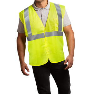เสื้อกั๊กนิรภัย Hi-Vis มีแถบสะท้อนแสงและกระเป๋าสำหรับงานก่อสร้างเครื่องแบบชุดทำงานแบบกำหนดโลโก้เองมองเห็นได้ชัดเจน - Product Image 3