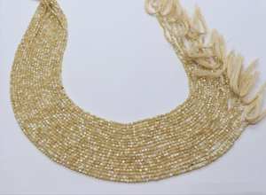 Perles facettées en nacre naturelle, 2 mm, perles de pierres précieuses, perles en nacre pour la création de bijoux, en vrac - Product Image 2