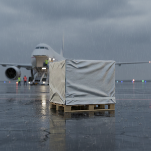 Bâche de protection transparente en PE pour palettes d'entrepôt, robuste, pour l'emballage et la protection des palettes en entrepôt - Product Image 6