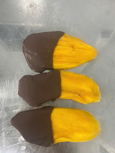 Mangue séchée moelleuse trempée dans du chocolat, aux notes intenses de cacao, équilibre parfait des saveurs. - Product Image 5