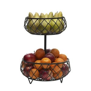 Portable Metal Fruit <b>Basket</b> Lightweight Kitchen Storage <b>Basket</b> For Fruits <b>Vegetables</b> And Home Dining Use - Product Image 2