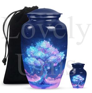 Urna de cremación Árbol de la Vida, urna decorativa grande para cenizas humanas, recuerdo conmemorativo, tributo funerario. - Product Image 4