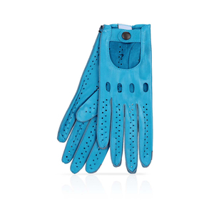 Gants de conduite en cuir toutes saisons non doublés pour hommes et femmes, coupe-vent et séchage rapide, avec sangle de poignet réglable - Product Image 3