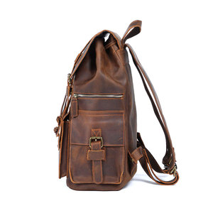 Última Llegada, Temporada de Invierno 2026, Mochilas de Cuero Genuino de Color Sólido, Precio Competitivo, Más Vendidas - Product Image 1