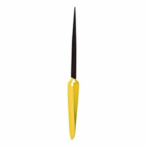 Pinzas de Pesca Manuales para Atado de Moscas, Acero Inoxidable, Punta Recta, Amarillo y Negro, Duraderas, Portátiles, para Uso en Arroyos, Carpas y Truchas - Product Image 3