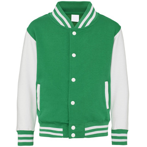 Vestes universitaires unisexes personnalisées de qualité supérieure, manches en laine, OEM, pour équipes de basketball de lycée, vêtements de sport matelassés à capuche réversibles - Product Image 6