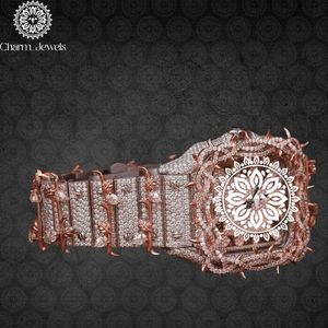 Charm_Jewels Luxury Rose Gold <b>Diamond</b> <b>Watch</b> Square Case Analog Quartz Sapphire Crystal Butterfly Clasp Women's Fashion - Product Image 1