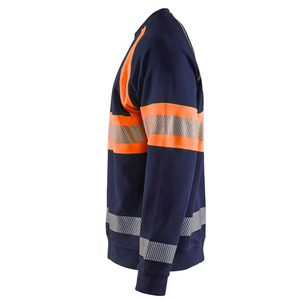 Sweat-shirts de sécurité réfléchissants adaptés aux environnements à faible luminosité, offrant isolation, flexibilité et visibilité pour les travailleurs - Product Image 3