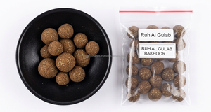 Ruh Al Gulab Bakhoor Incense <b>Balls</b> Natural Rose <b>Scented</b> Aromatic <b>Balls</b> Arabian Home Fragrance Bulk Exporter - Product Image 2
