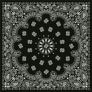 Bandana carré en coton personnalisable, foulard et mouchoir de 22 pouces, motifs et logos imprimés numériquement ou par sérigraphie, sans quantité minimale de commande, bandana personnalisé - Product Image 6
