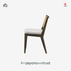 Commercial Modern Rattan <b>Dining</b> <b>Chair</b> with Solid Wood Frame and Cane Back for Apartment Villa Hotel & Restaurant Use - Product Image 5