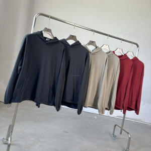 Peso pesado Impresión general 420gsm Oversized Blank Plain Hoodie Sudadera Holes Vintage Custom Men Distressed Manufacturers - Product Image 2