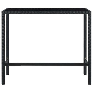 Juego de bar para jardín en negro y blanco crema para muebles de patio - Product Image 4