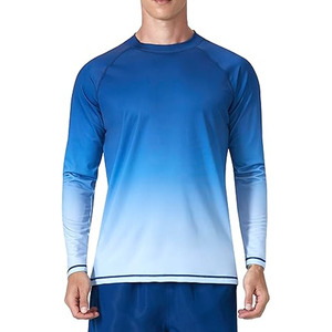 Camisetas de Natación Unisex UPF 50+, Protección Solar UV, Manga Larga, Transpirables, de Poliéster/Nailon, Secado Rápido, para Pesca - Product Image 1