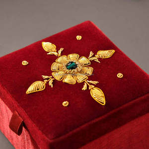 New Luxury Jewelry <b>Box</b> Cardboard Magnetic Snap Closure Engraved Butterfly Shape Wedding Bridal <b>Ring</b> Storage Organizer Gift Case - Product Image 5