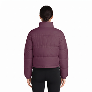 New Winter Custom Women Long Sleeve Solid Color Puffer <b>Coats</b> Jacket Plus Size Casual Warm Women's Bubble Jackets - Product Image 6