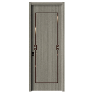 Puerta de Madera Compuesta WPC para Interiores, Precio de Fábrica en Vietnam, Resistente al Agua, Antimoho, Antiencogimiento, Personalizable para Baño y Cocina - Product Image 1