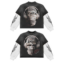 T-shirt doux et confortable à manches classiques avec impression sérigraphique vibrante, couleurs personnalisables, écologique, style urbain