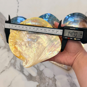 แผ่นมุกธรรมชาติขัดเงา รูปทรงกลม/วงรี บรรจุภัณฑ์กล่องสำหรับทำเครื่องประดับ - CARYLN - Product Image 3