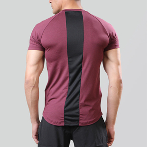 เสื้อยืดออกกำลังกายผู้ชาย ดีไซน์ใหม่ ผ้าคอตตอน 100% ระบายอากาศ คอกลม แขนสั้น ป้องกันรอยยับ - Product Image 5