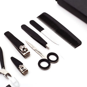 Ensemble professionnel de manucure et pédicure 8 pièces, coupe-ongles, kit de soin des ongles en acier inoxydable avec étui en cuir véritable - Product Image 2