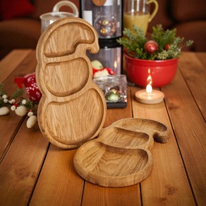 ถาดไม้รูปซานตาคลอส เหมาะสำหรับงานเลี้ยงธีมคริสต์มาส และใช้เป็นของขวัญ ขายส่งจากอินเดีย - Product Image 4