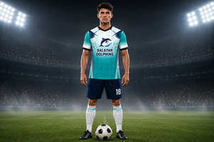 Uniforme de Fútbol de Alta Calidad, Camiseta de Verano, Logotipo del Equipo de Moda, Patrocinador Personalizable, Transpirable, de Secado Rápido, de Alta Calidad, en Oferta - Product Image 3