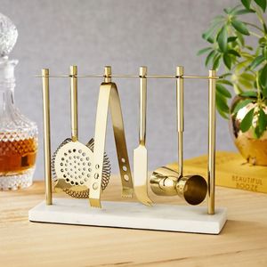 Modern bar decor home bar essentials martini making kit cocktail mixing accessories elegant bar ware set luxury <b>drink</b> ware - Product Image 6