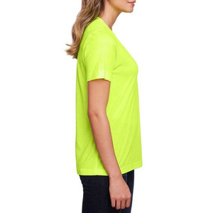 Camiseta de Verano de Alta Calidad para Mujer, Cuello Redondo, Manga Corta, Color Sólido, Lavada a Máquina - Product Image 3