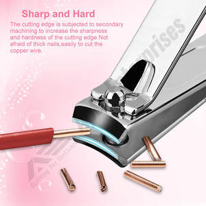 Cadeau rose pour femmes et hommes, kit de soins des ongles, ensemble de manucure et de toilettage avec étui de voyage, kit de manucure en acier inoxydable de 18 pièces - Product Image 2