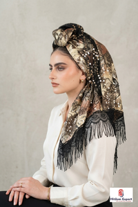 Premium Custom <b>Printed</b> Silk Square Scarf Lightweight Women Headscarf Fashion <b>Accessory</b> OEM ODM Customized Fabric Manufacturer - Product Image 3