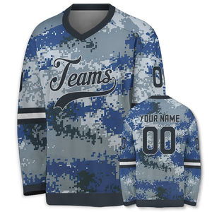 Uniforme de Hockey sobre Hielo Personalizado OEM Unisex, Poliéster de Secado Rápido, Transpirable, Sublimado, Ropa Deportiva de Alto Rendimiento - Product Image 6