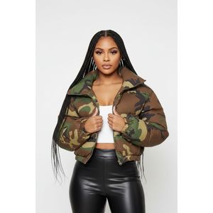 Custom <b>Women</b>’s Winter <b>Camo</b> Puffer <b>Jacket</b> Premium Casual Wear For <b>Women's</b> Windproof Zipper Closure Side Pockets <b>Womens</b> <b>Jackets</b> - Product Image 1