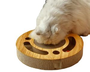 Giocattoli interattivi per gatti e gatti per animali domestici Gatto che graffia cartone con palline forniture di erba gatta per animali domestici prodotti per gatti - Product Image 1