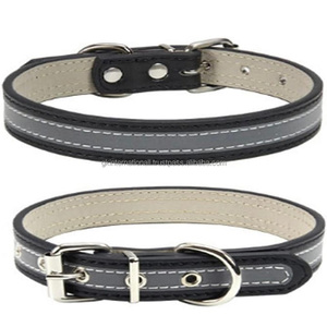 Collares tácticos de entrenamiento para perros OEM personalizados, venta al por mayor, Collar reflectante ajustable de alta calidad para perros, cuero genuino, el mejor precio - Product Image 2