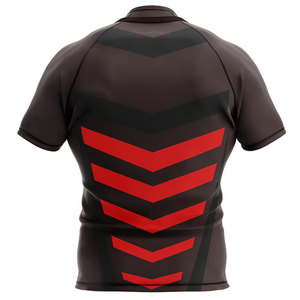 Maillot de rugby sur mesure de haute qualité à prix de gros, nouveau design, manches courtes, pour jeunes et adultes - Product Image 3