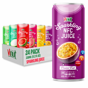 OEM/ODM y muestra gratis 330ml bebida de jugo de pasión espumoso-Fábrica de Vietnam, bebida carbonatada, Etiqueta Privada, mejor precio - Product Image 1