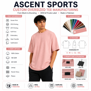T-shirt en coton surdimensionné pour homme, coupe épaules tombantes avec coutures latérales, impression par sublimation personnalisée disponible - Product Image 5