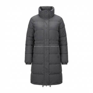 Chaqueta Larga Acolchada Premium para Mujer, con Cinturón, Aislante y Cálida, para Invierno, Casual, para Exteriores, Venta al Por Mayor de Fábrica OEM - Product Image 1