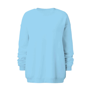 เสื้อสเวตเชิ้ตผู้หญิงน้ำหนักเบาสำหรับฤดูหนาว แขนยาว สวมใส่สบาย สไตล์ลำลอง สตรีทแวร์ ลวดลายฟอกสี โลโก้ด้านหน้า ผ้าฝ้าย 100% - Product Image 5