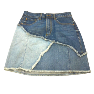 Tous les jours femmes patchwork denim jupe chic mode décontractée Vietnam fournisseur quantité minimale de commande 50 pcs - Product Image 6