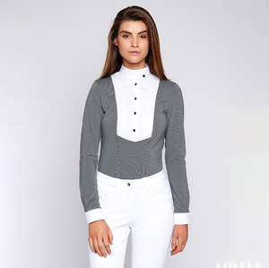 Custom Logo Equestrian Clothing Horse Riding Show <b>Shirts</b> Women Base Layer Equestrian Show <b>Shirt</b> for Sale - Product Image 4