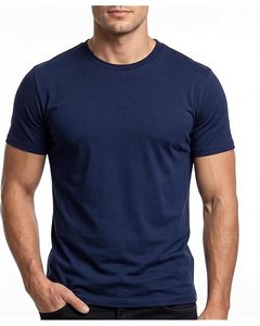Men's Gray Geometric Print Short Sleeve Casual T-<b>Shirt</b> Breathable Knitted Summer Wear - Product Image 3