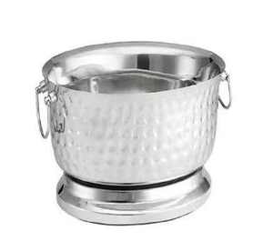 Cubo de hielo elegante y duradero de hierro para bebidas, enfriador de vino para fiestas, para champán y vinos, con asas, al por mayor - Product Image 6